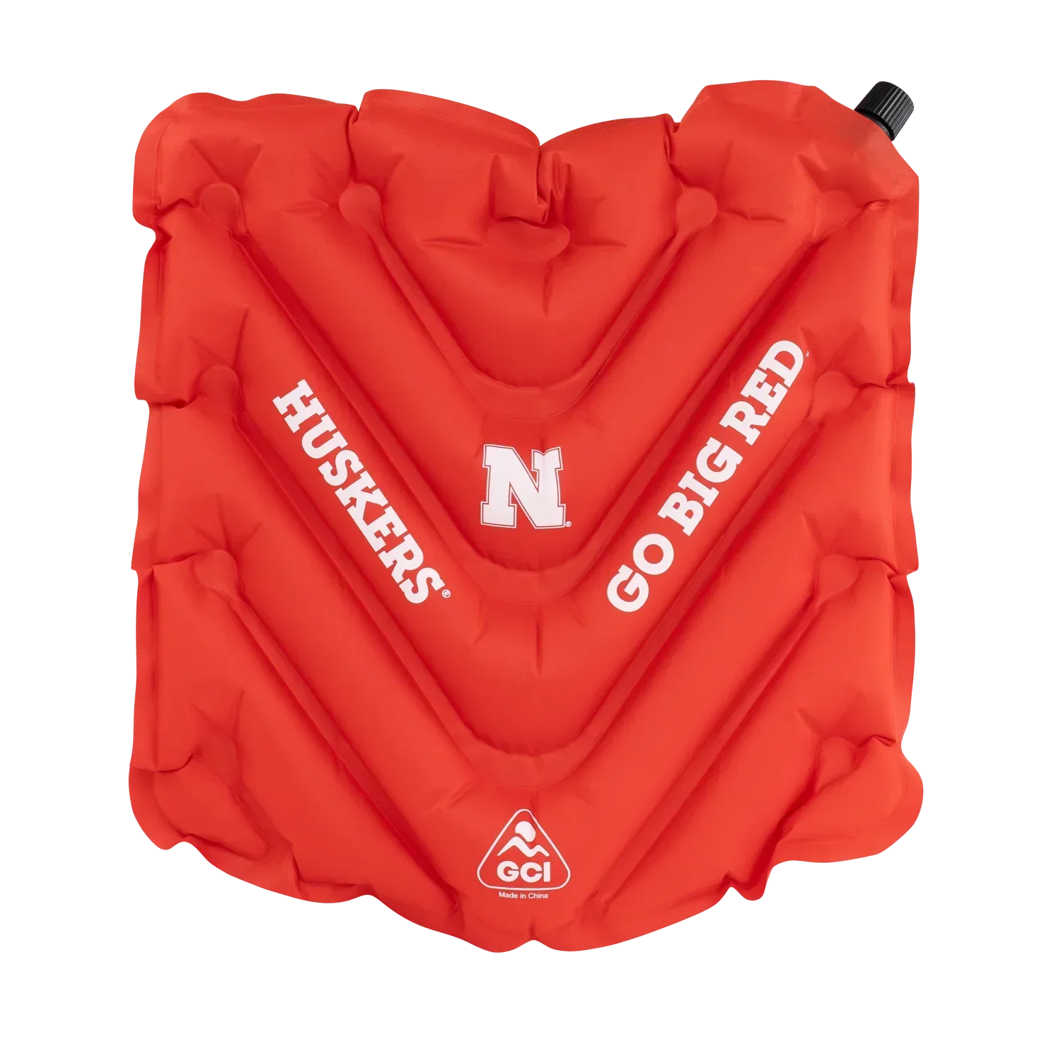 College V Seat™ Inflatable Stadium Cushion - Nebraska Cornhuskers - Game Day Comfort