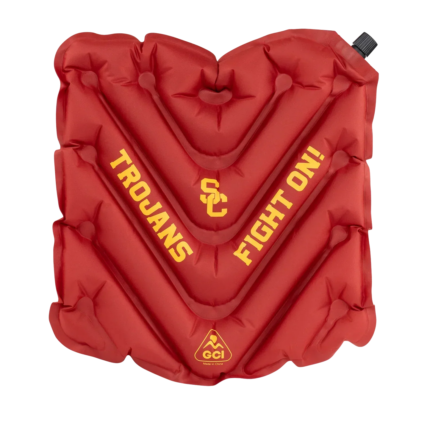 College V Seat™ Inflatable Stadium Cushion - USC Trojans - Race Day Ease