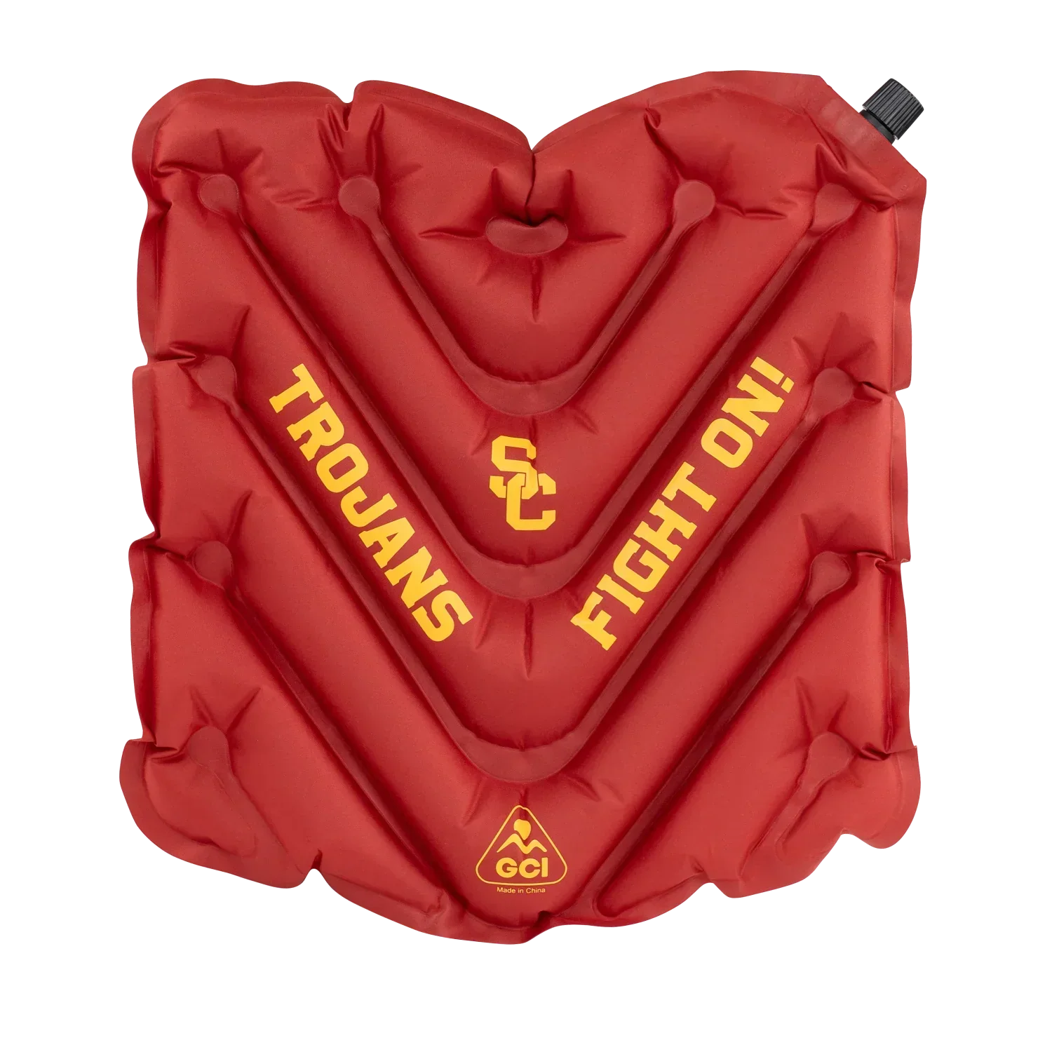 College V Seat™ Inflatable Stadium Cushion - USC Trojans - Race Day Ease