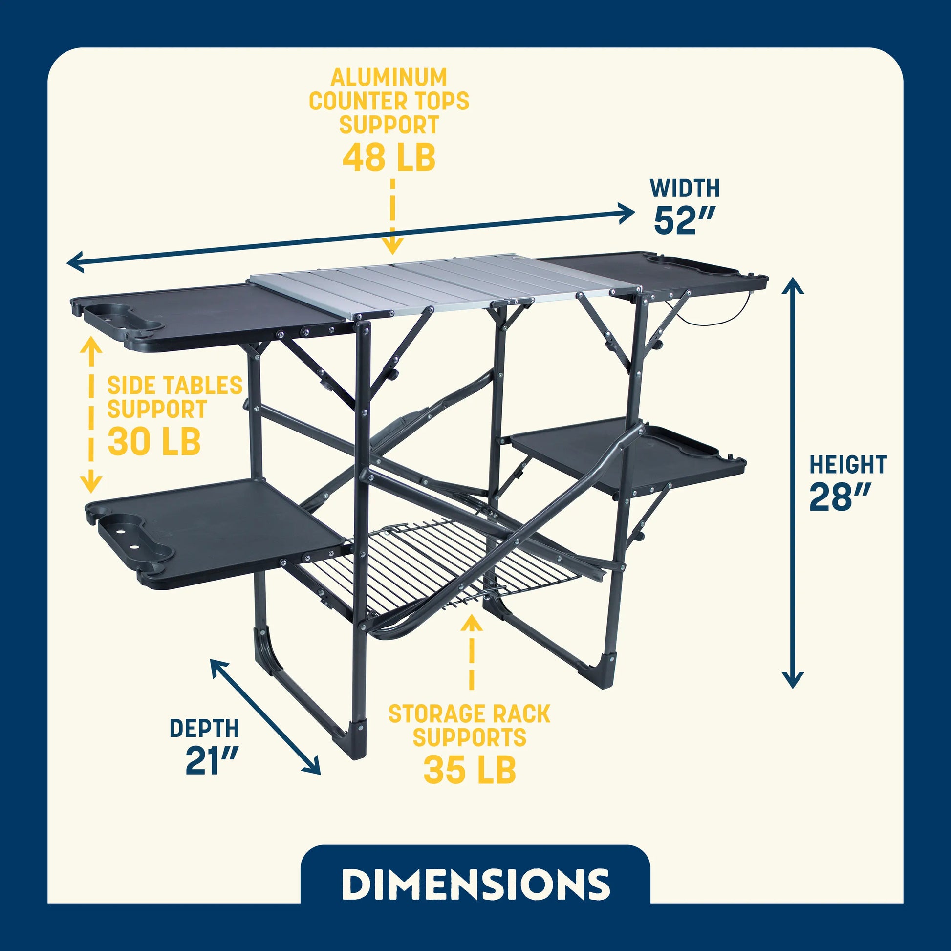 Slim-Fold Cook Station™ - Event Day Serve
