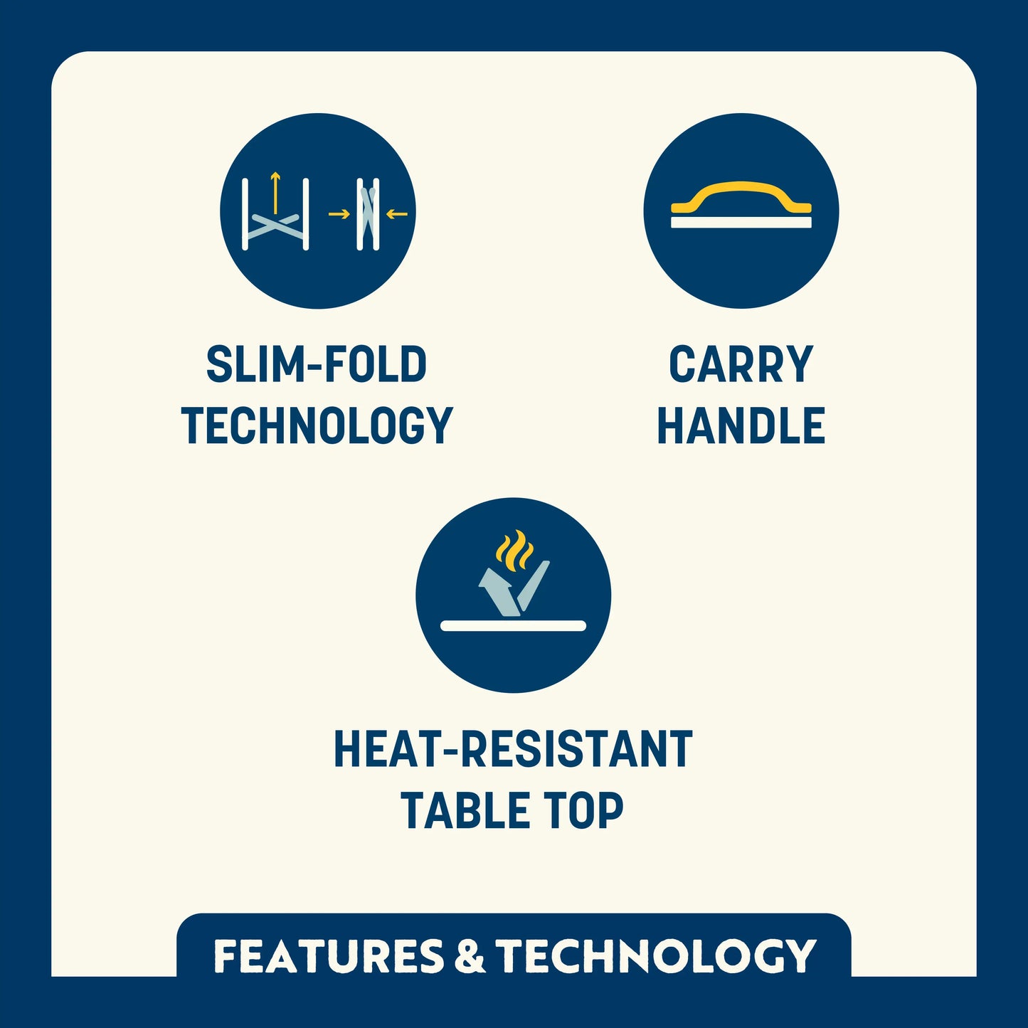 Slim-Fold Table XL™ - Patio Meal Ready