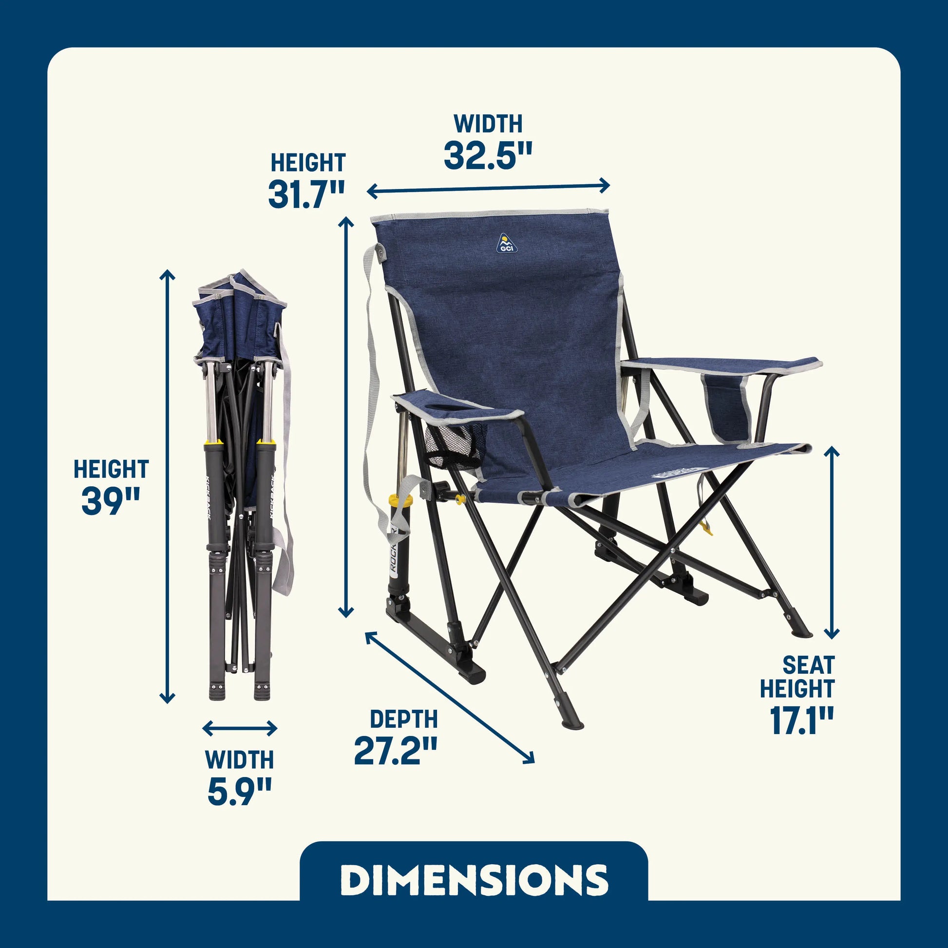 Kickback Rocker™ - Cozy Camp Ready