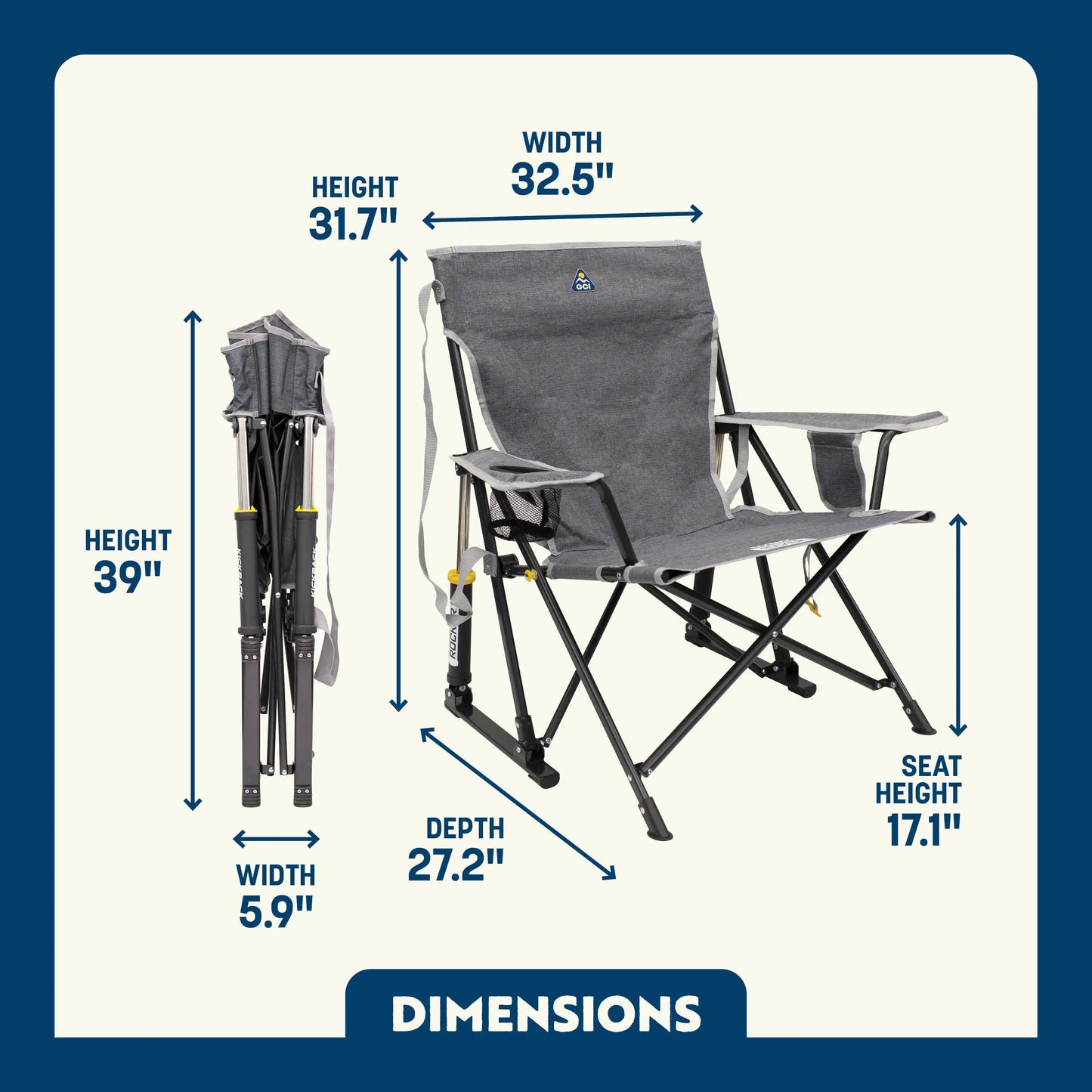 Kickback Rocker™ - Cozy Camp Ready