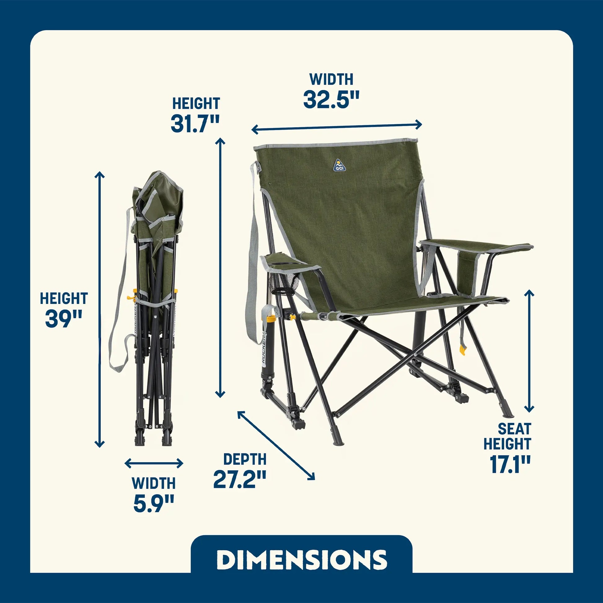 Kickback Rocker™ - Cozy Camp Ready