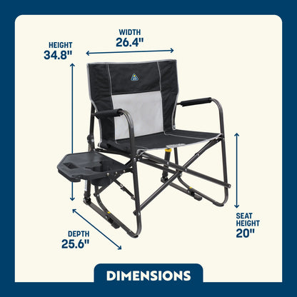 Freestyle Rocker XL™ with Side Table - Travel Camp Setup