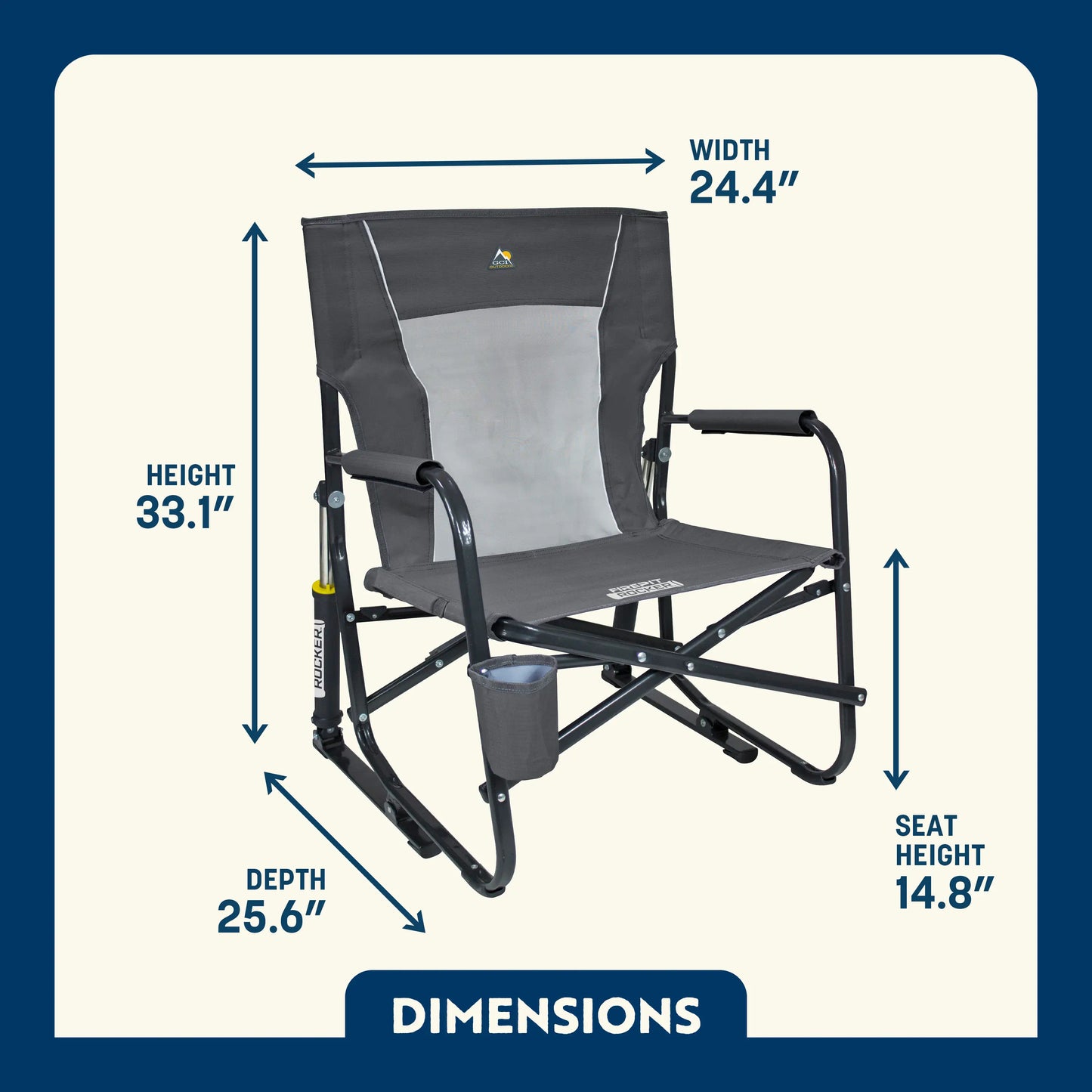 FirePit Rocker™ - Nightfall Ease