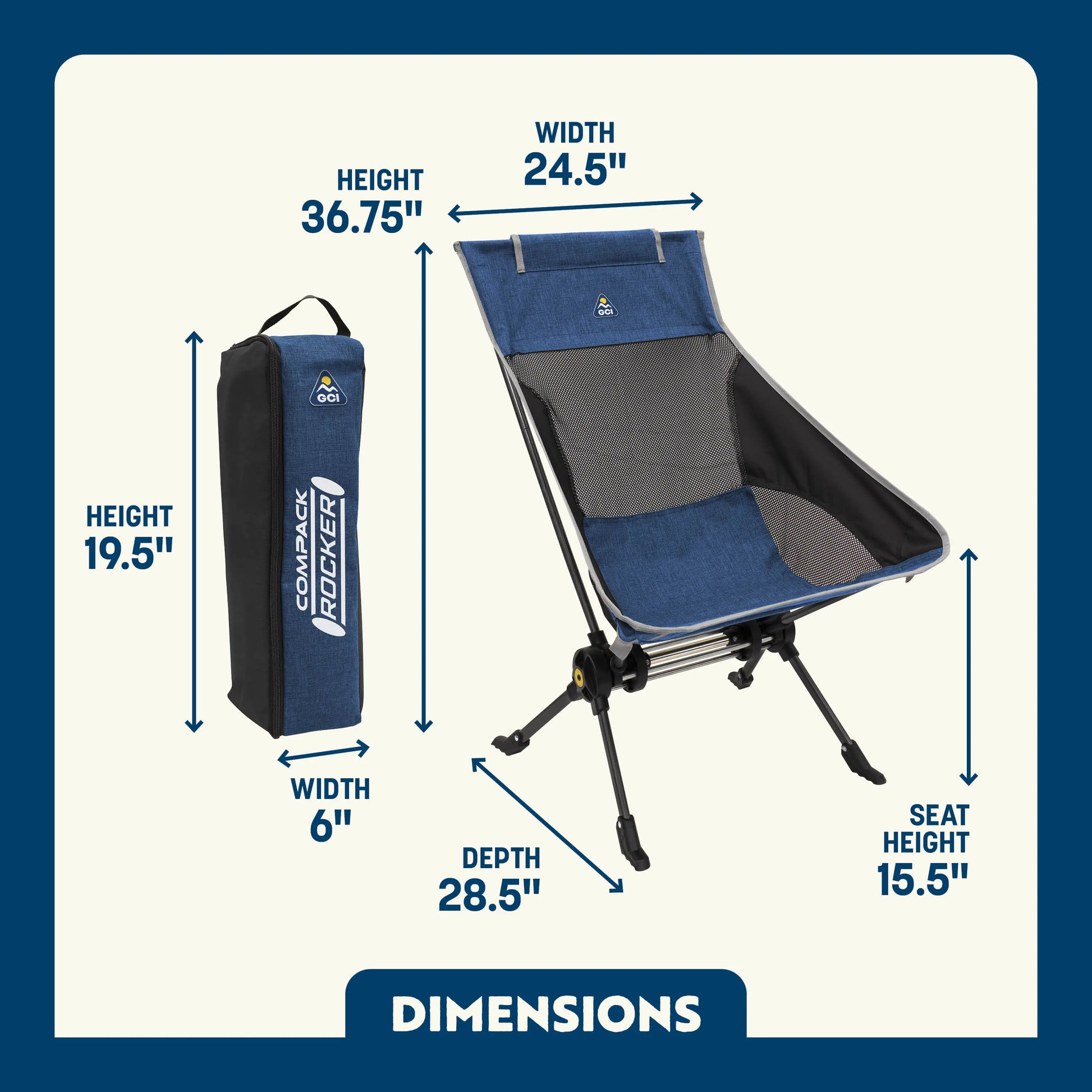 ComPack Rocker™ - Patio Side Ready