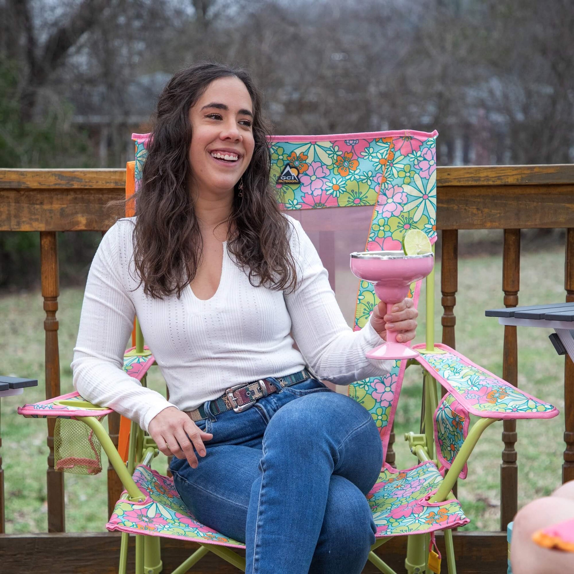Comfort Pro Rocker - Floral - Travel Comfort