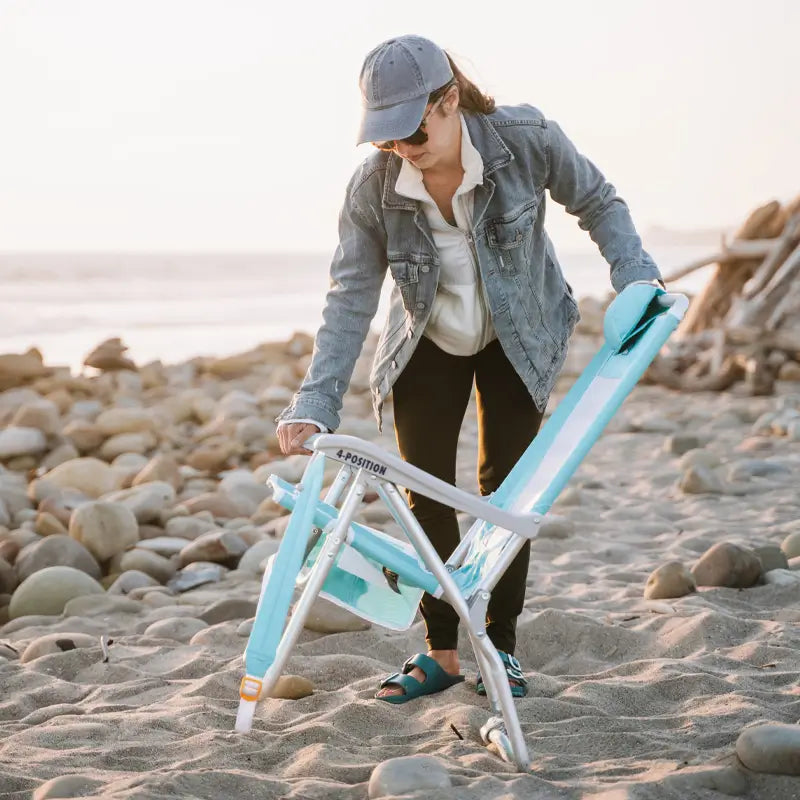 Bi-Fold Beach Chair™ - Sunny Coast Comfort