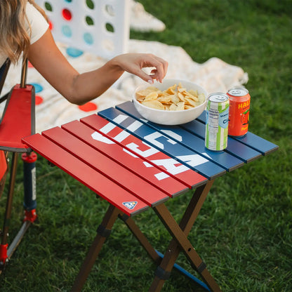 Compact Camp Table 20™ - USA Anniversary Deluxe - Camp Table Ready