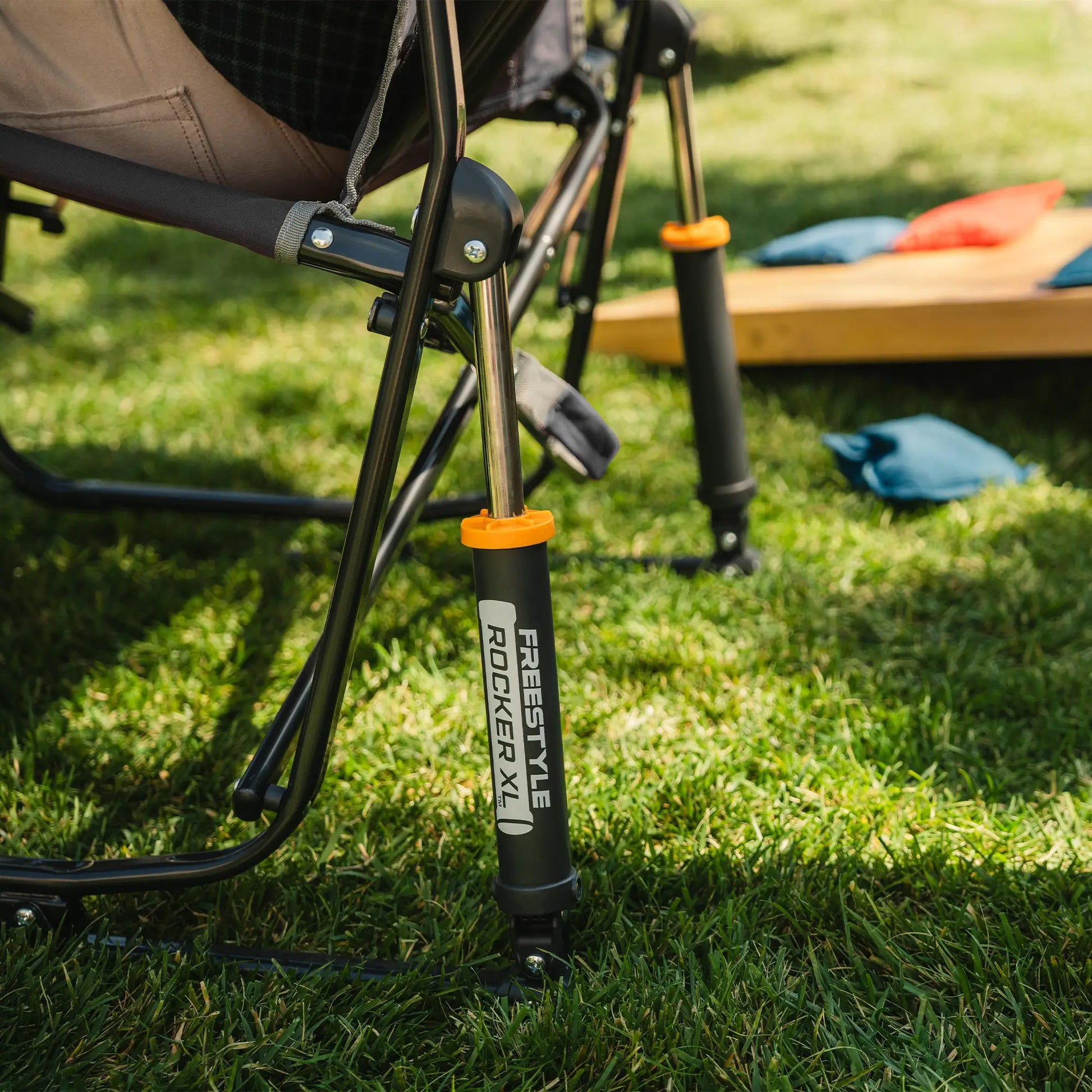 Freestyle Rocker XL™ with Side Table - Travel Camp Setup
