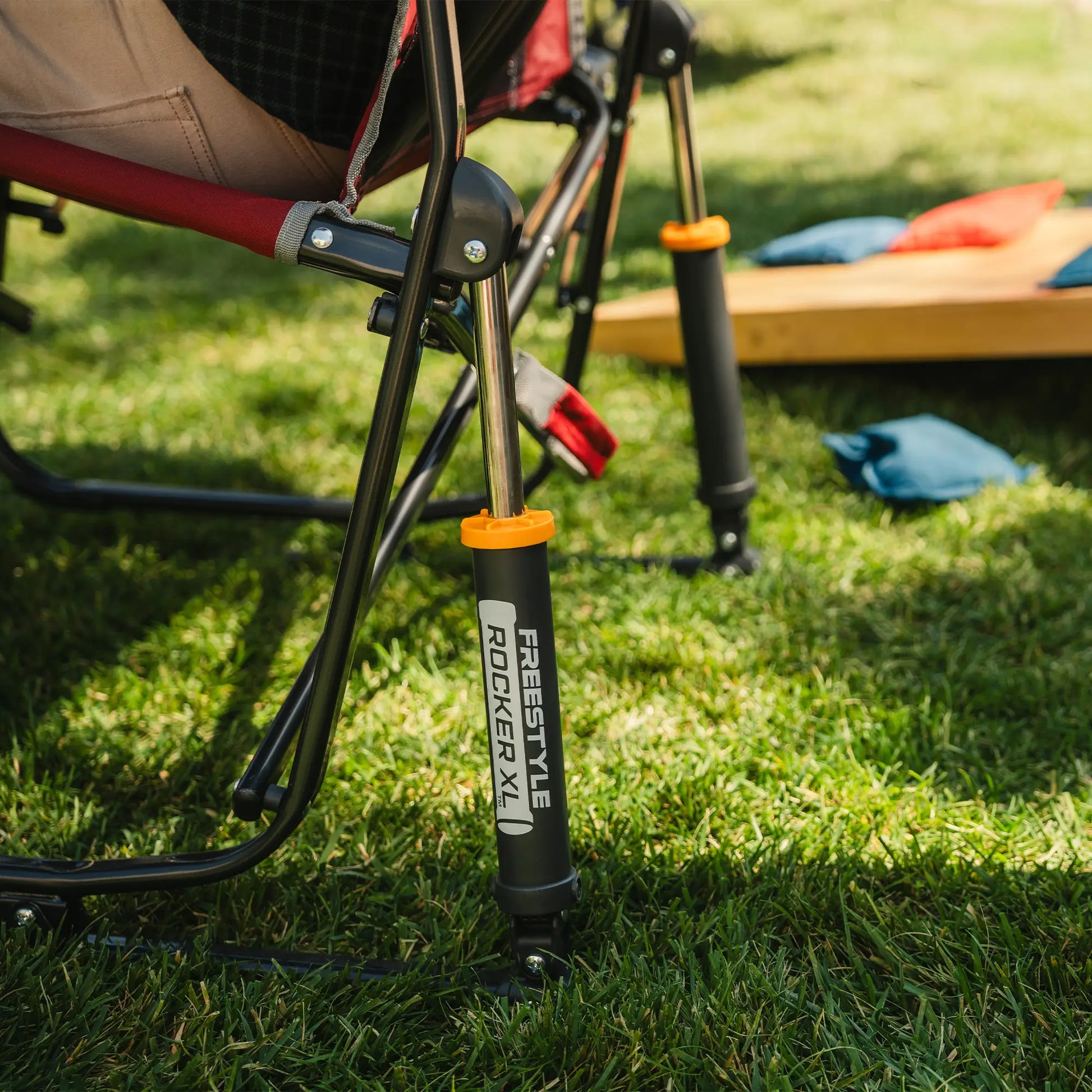 Freestyle Rocker XL™ with Side Table - Travel Camp Setup