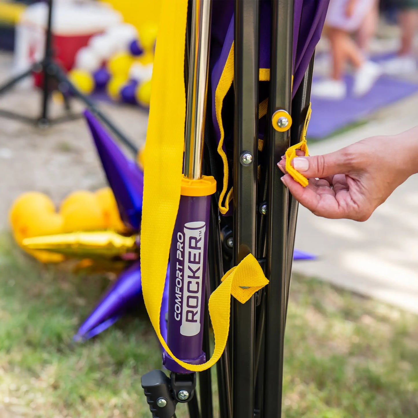College Comfort Pro Rocker™ - LSU Tigers - Fan Day Comfort