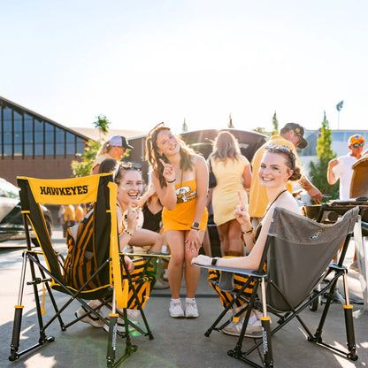 College Comfort Pro Rocker™ - Iowa Hawkeyes - Tailgate Style