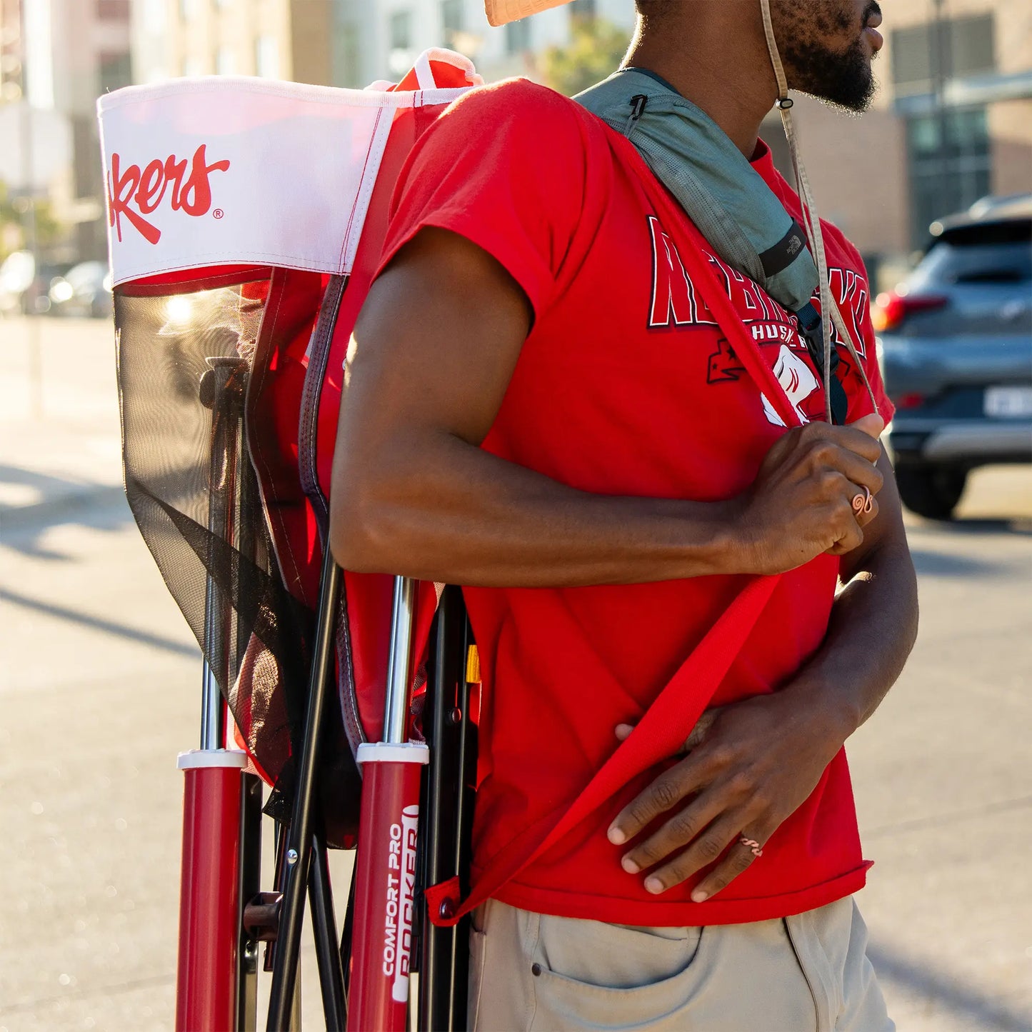 College Comfort Pro Rocker™ - Nebraska Cornhuskers - Sideline Comfort