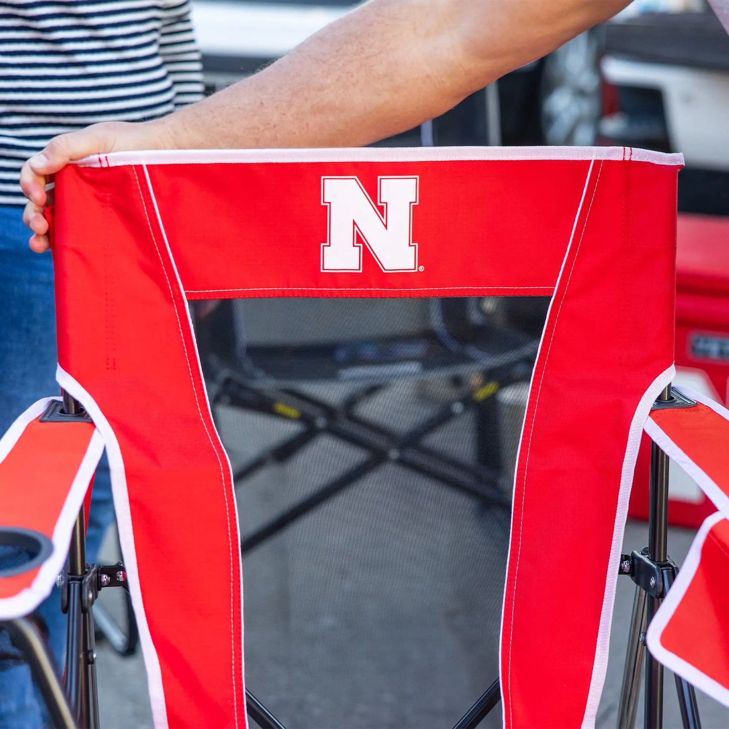 College Comfort Pro Rocker™ - Nebraska Cornhuskers - Sideline Comfort