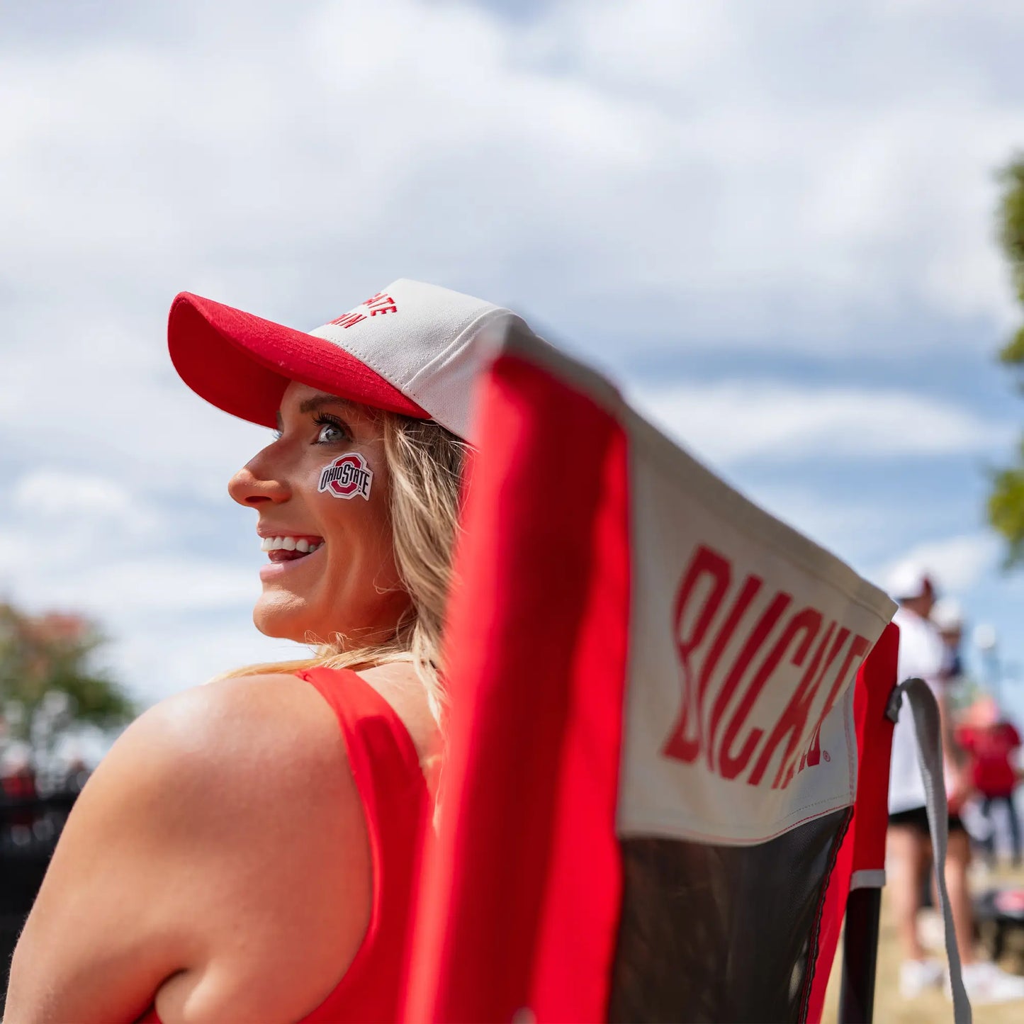 College Comfort Pro Rocker™ - Ohio State Buckeyes - Grandstand Comfort