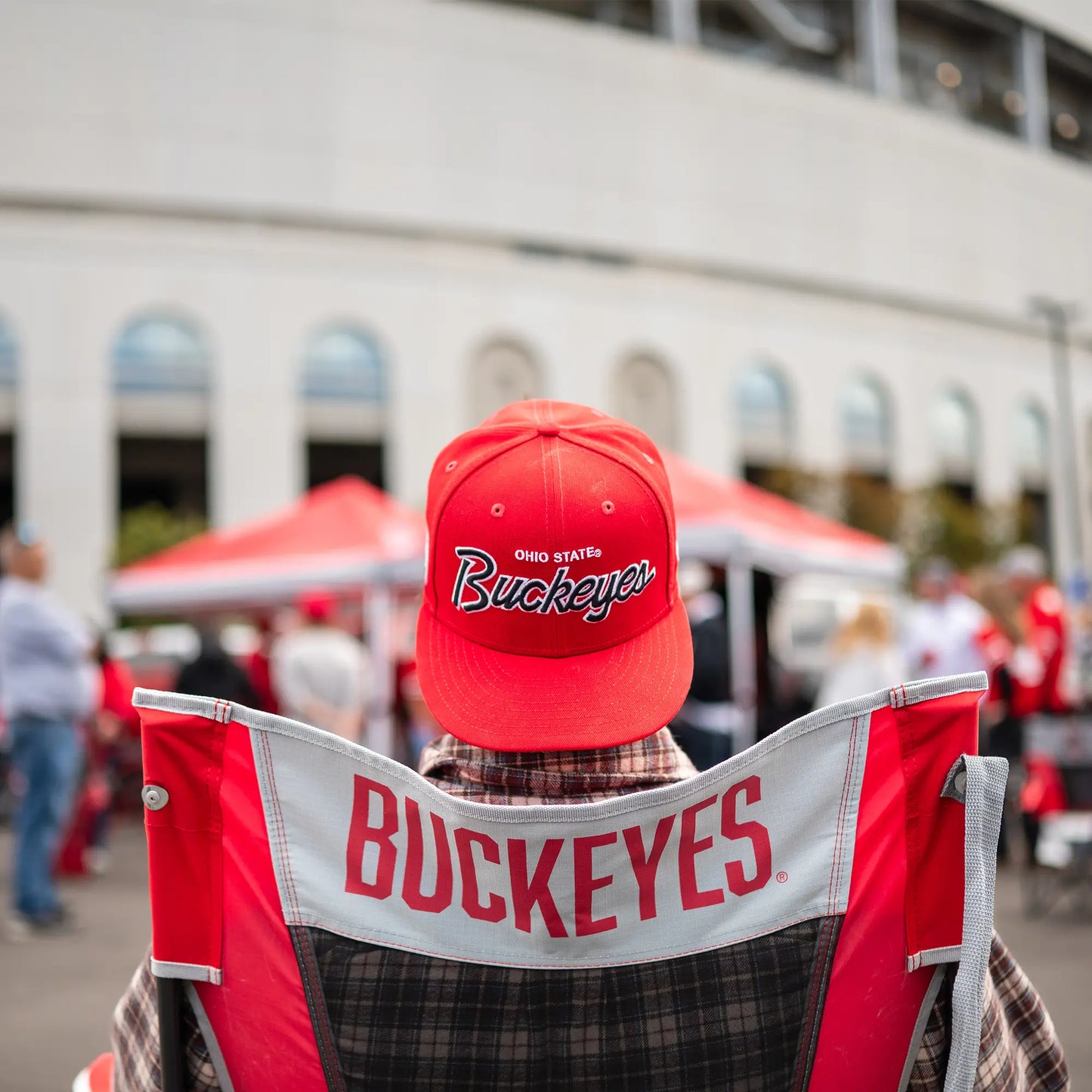 College Comfort Pro Rocker™ - Ohio State Buckeyes - Grandstand Comfort