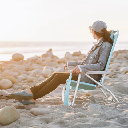 Bi-Fold Beach Chair™ - Summer Shore Style