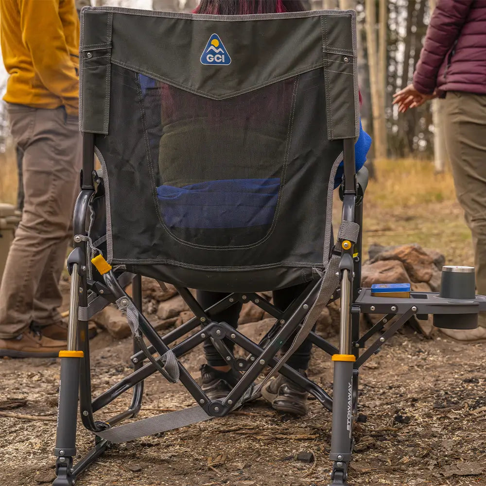 Stowaway Rocker™ with Side Table - Tailgate Prep