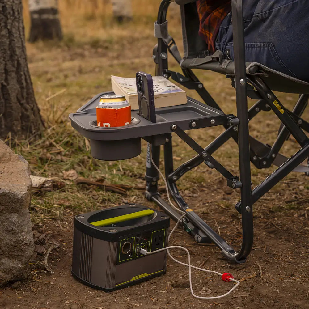 Stowaway Rocker™ with Side Table - Tailgate Prep