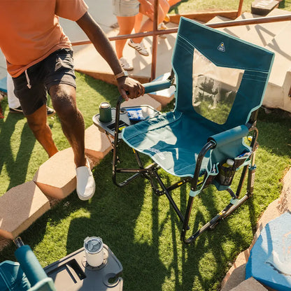 Stowaway Rocker™ with Side Table - Tailgate Prep