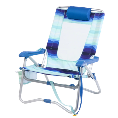 Bi-Fold Beach Chair™ - Summer Shore Style