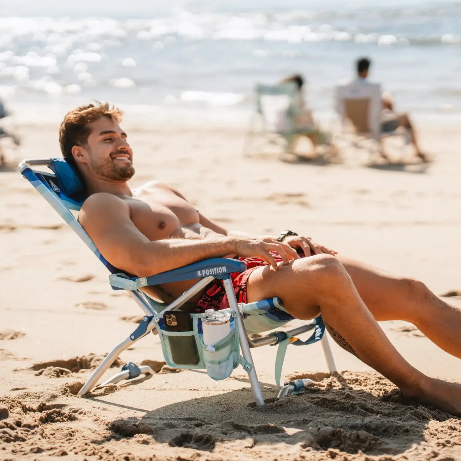 Bi-Fold Beach Chair™ - Sunny Coast Comfort