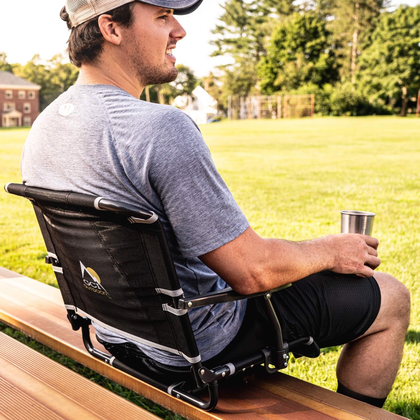 Big Comfort Stadium Chair™ with Armrests - Victory Comfort