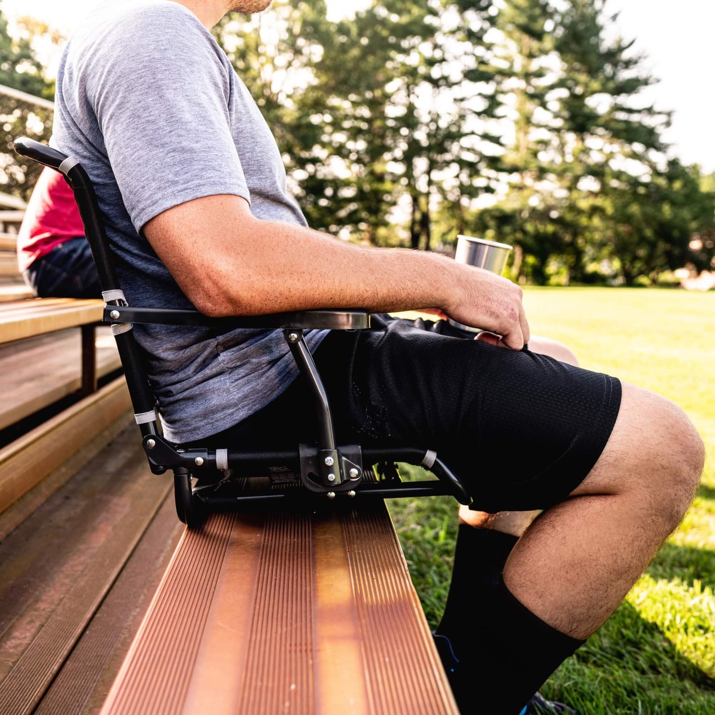 Big Comfort Stadium Chair™ with Armrests - Victory Comfort