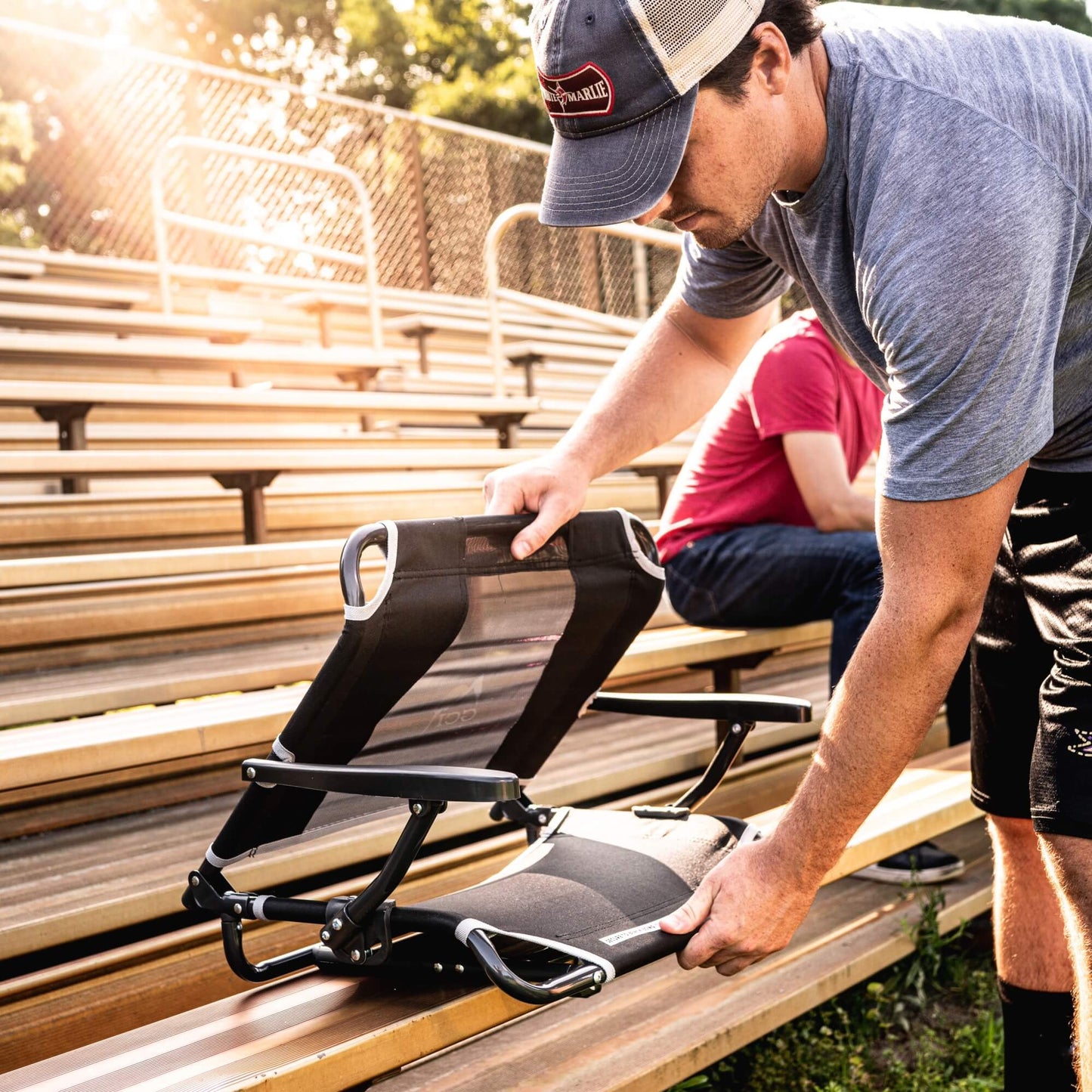Big Comfort Stadium Chair™ with Armrests - Victory Comfort