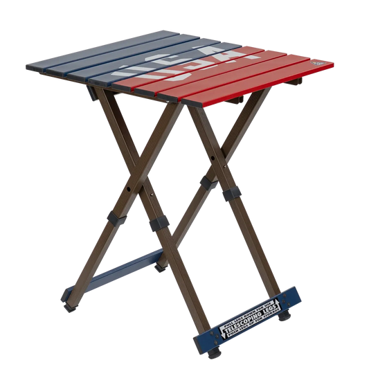 Compact Camp Table 20™ - USA Anniversary Deluxe - Camp Meal Prep