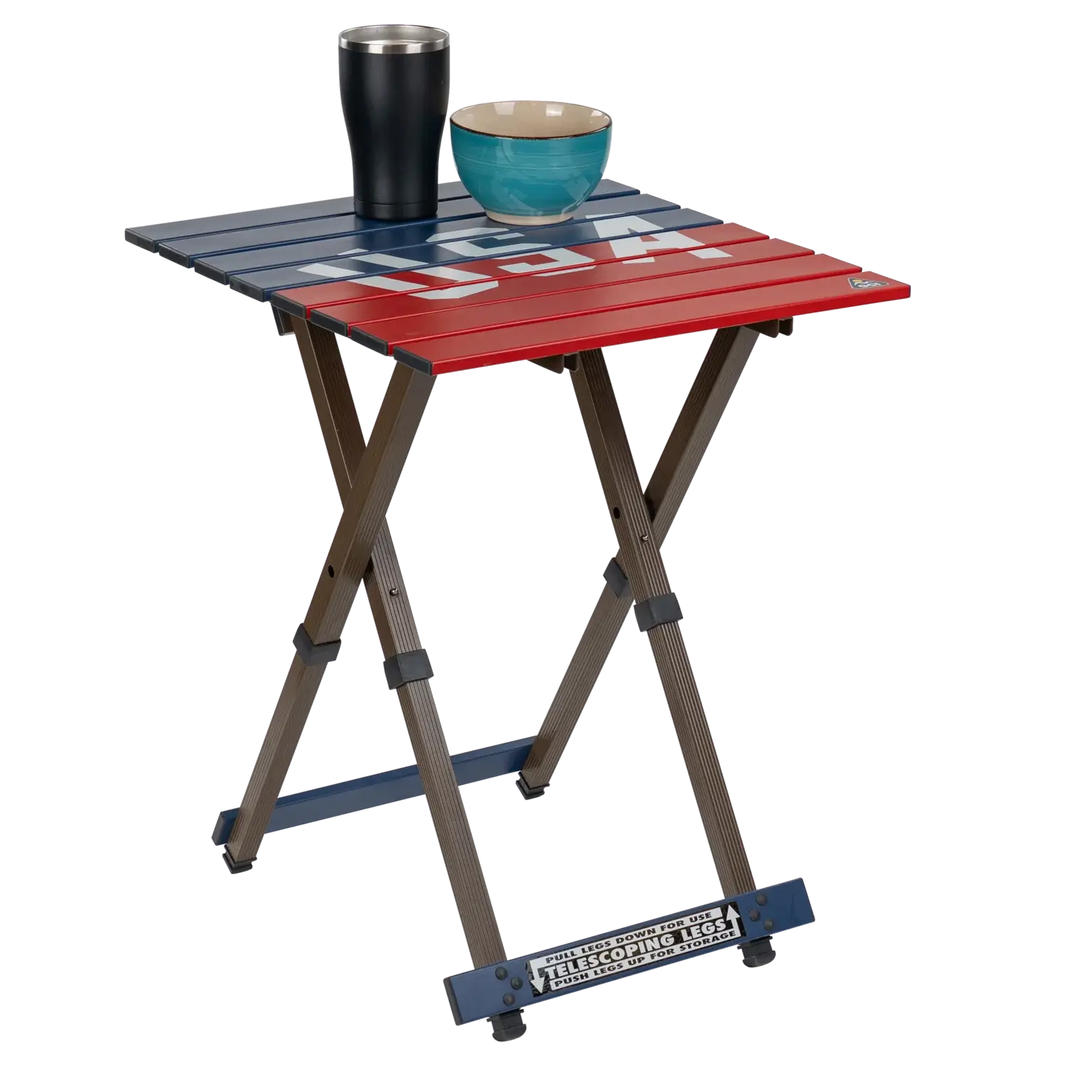 Compact Camp Table 20™ - USA Anniversary Deluxe - Camp Meal Prep