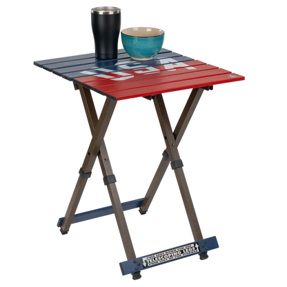 Compact Camp Table 20™ - USA Anniversary Deluxe - Camp Meal Prep