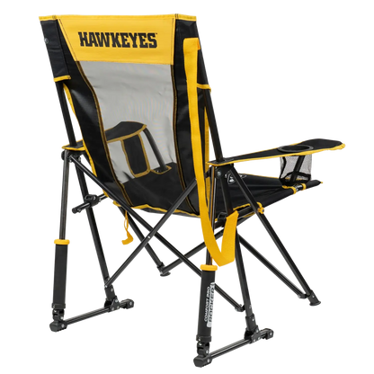 College Comfort Pro Rocker™ - Iowa Hawkeyes - Tailgate Style