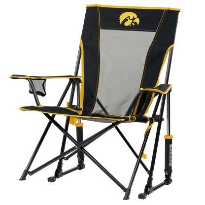 College Comfort Pro Rocker™ - Iowa Hawkeyes - Tailgate Style