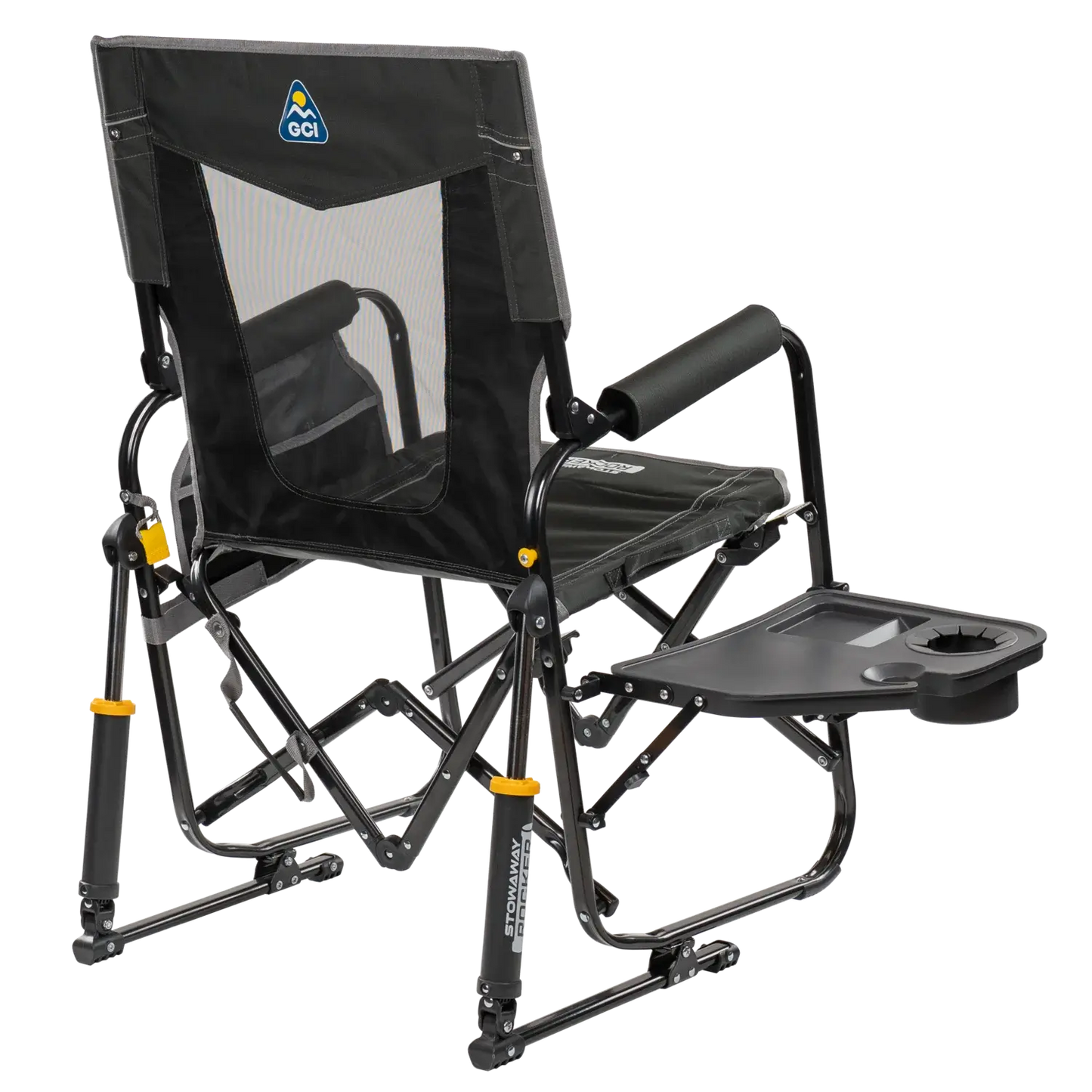 Stowaway Rocker™ with Side Table - Tailgate Prep