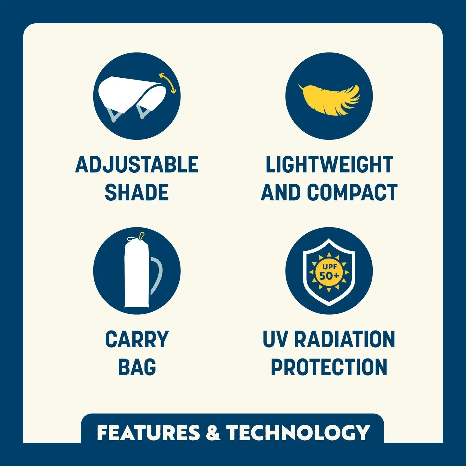SunShade Accessory™ - USA Anniversary Deluxe - Sunny Trail Shade